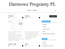 Tablet Screenshot of darmoweprogramy.pl
